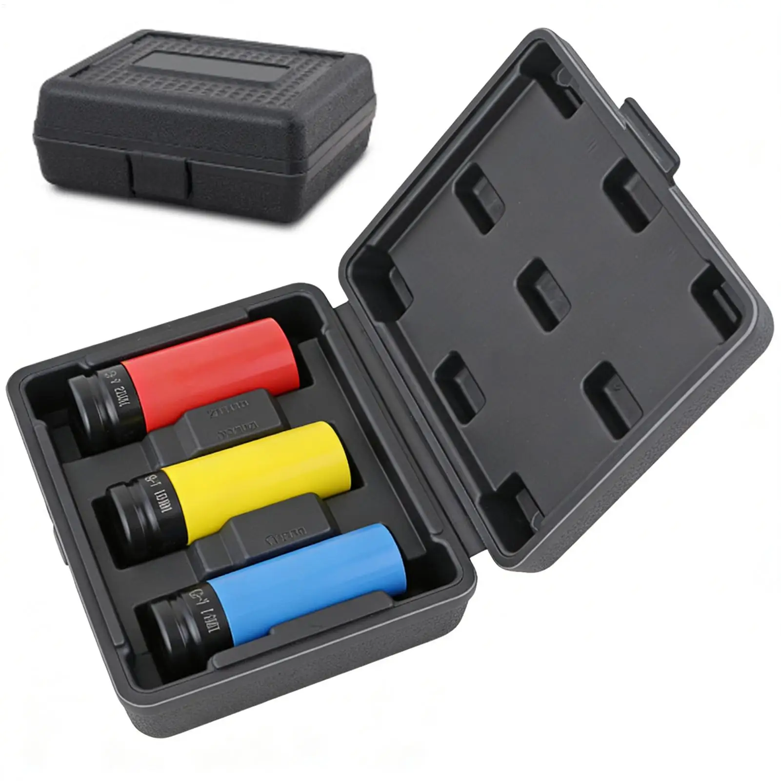 

Наборы торцевых ключей для колесных гаек 1/2 дюйма, 3 шт., с защитой от царапин, тонкостенные, для обслуживания автомобилей, для гаража, подъездной дорожки, мастерской