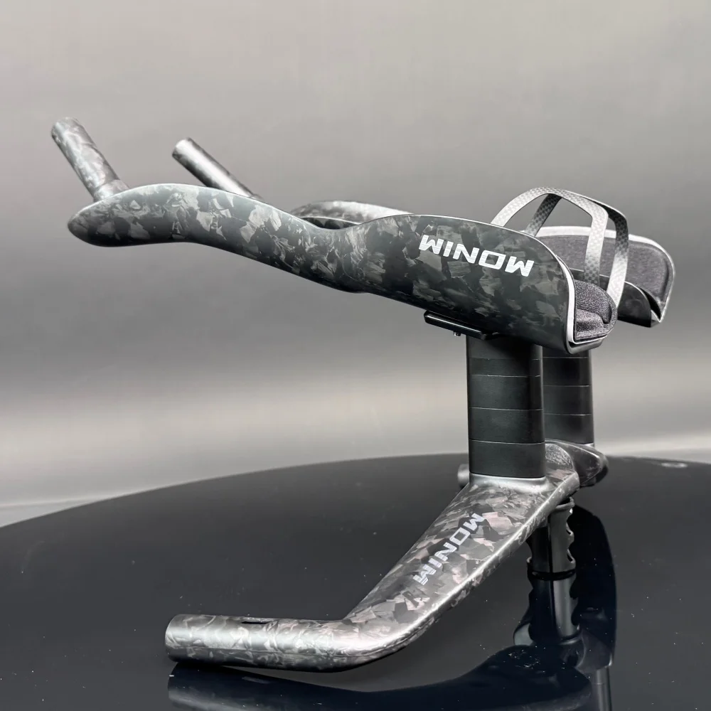 WINOW Pro Glossy Carbon rest handlebar 15degree TT style triathlon