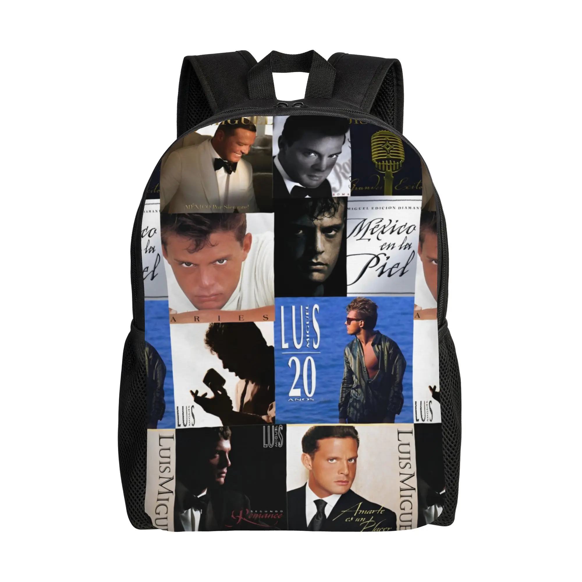 

Рюкзак Luis Miguel Mexico Singer для мужчин, женщин, подростков, студентов, для походов, путешествий, повседневного использования, в стиле Y2K, для ноутбука, холщовая сумка, подарок