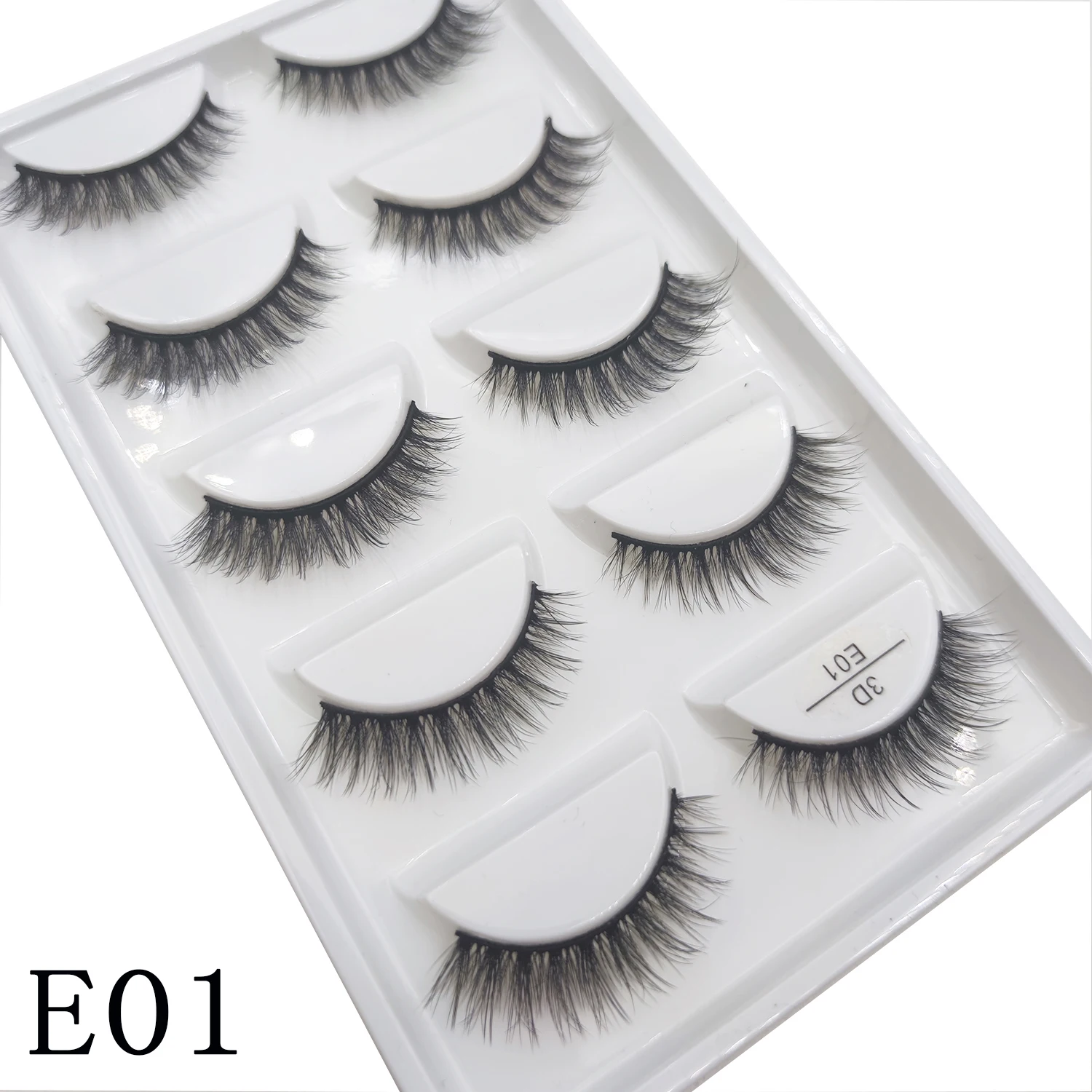 30 Style 5 Pairs Faux 3D Mink Eyelashes Natural Thick False Eyelash Fake Lashes Makeup Eyelashes Faux Cils Maquiagem E01 E08