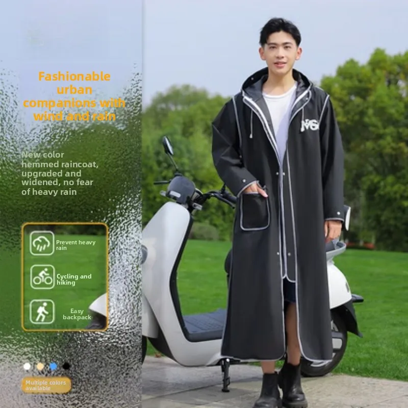Chubasquero para coche eléctrico para llevar, cortavientos especial para jinete para adultos, Poncho de lluvia integrado para montar en motocicleta, 1 ud.