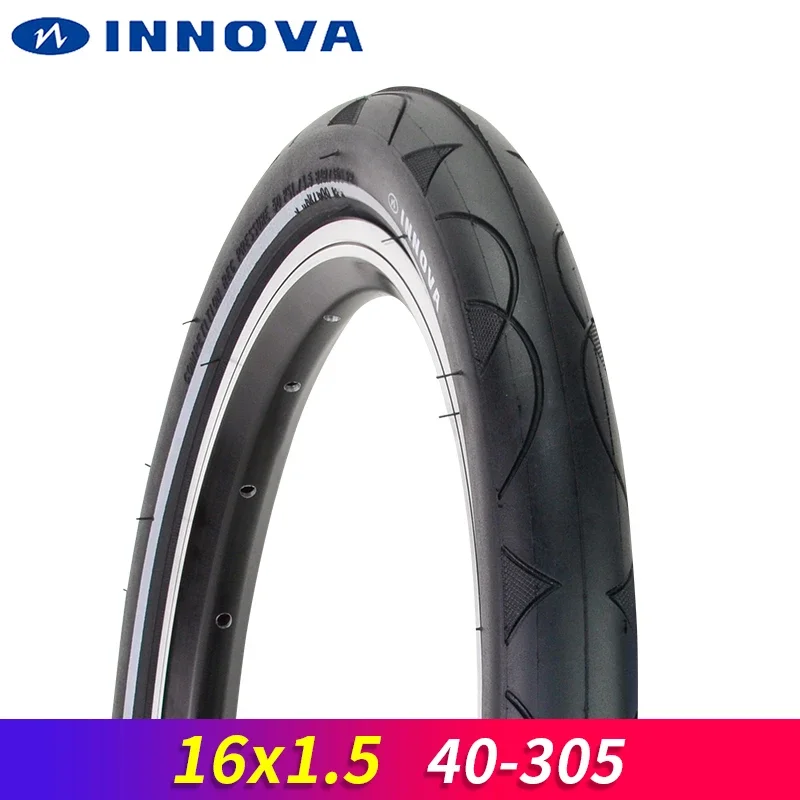 INNOVA 40-305 16x1.5 Bike Tire 33TPI 16 Inch City Steel Wired Tire Tube Cycling Folding Bicycle