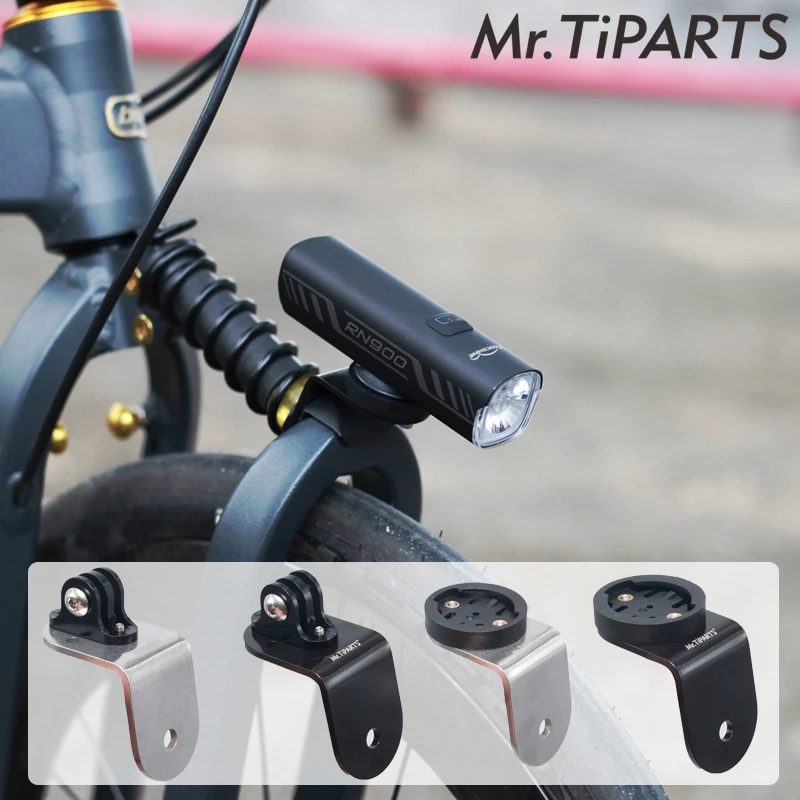 Mr.TiPARTS Bicycle Sport Camera Light Mount for Pacific Cycle Birdy3 MK3 ROHLOFF STD GT P40 R20 for GOPRO GARMIN DJI Action