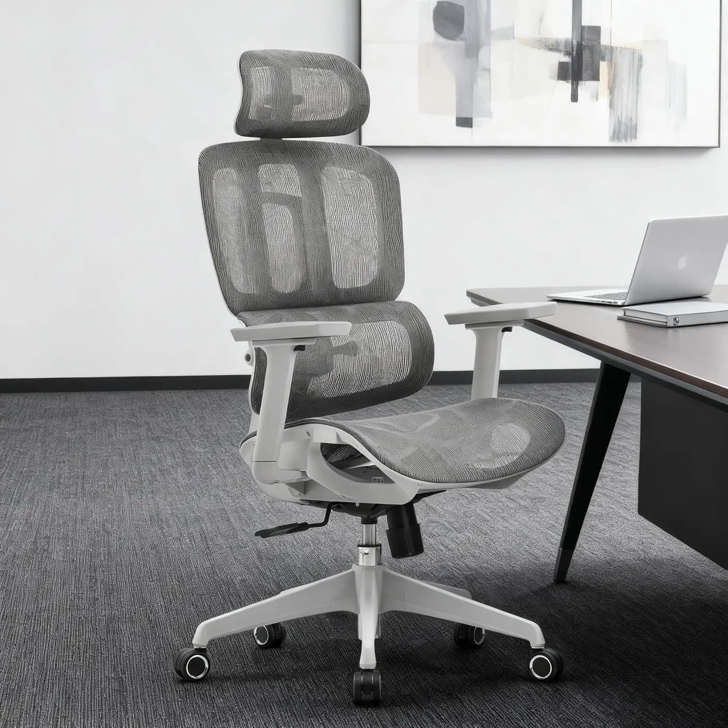 

Ergonomic Office Chair High Back Home Office Chair With Adjustable Lumbar Support, Headrest And Armrests,, Customized