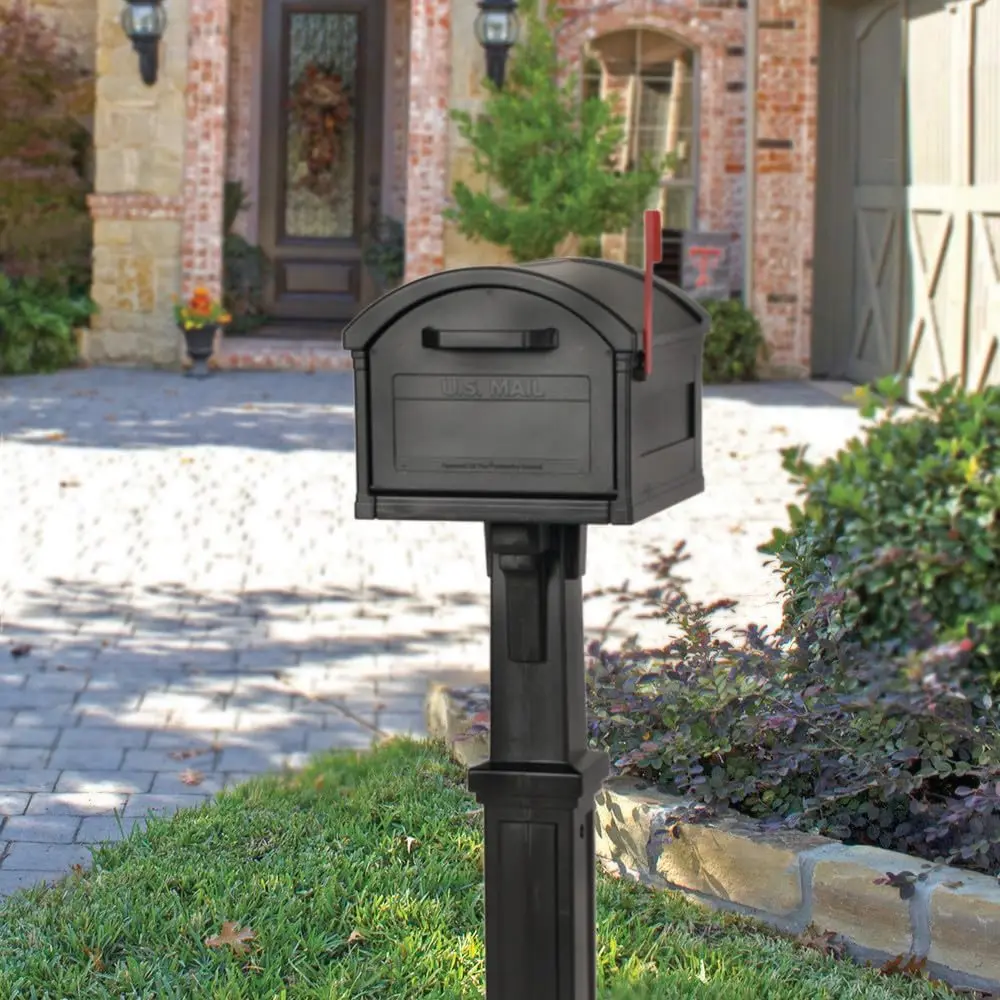 

Grand Haven Plastic, Mailbox and Post Kit, Black Extra Large·Factory Direct Sales