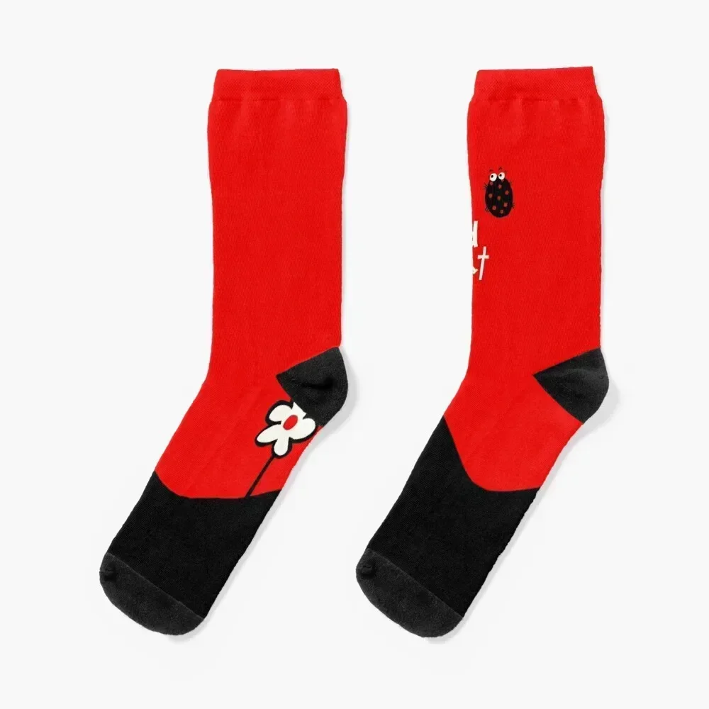 

Little Red Art Socks funny gift bright garter gift cool Socks Ladies Men's
