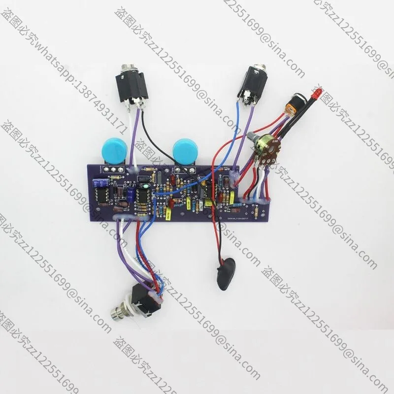 Suitable for DIY Manual Electric Guitar Effect Replica Overload Distortion Single Circuit Board