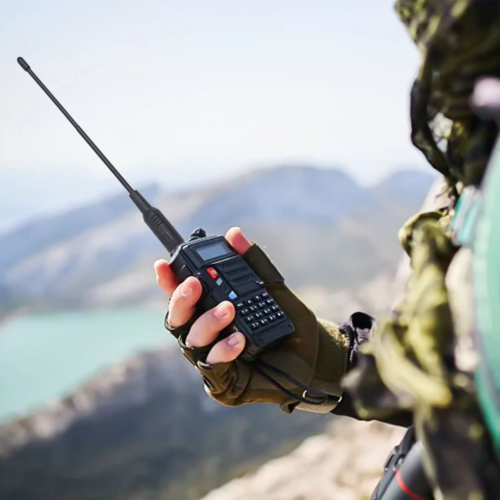 For SMA-Male for antenna for 144MHz and 430MHz Band Coverage Compatible with For Yaesu VX-130 VX-131 VX-132 VX-150 VX-151 Radios