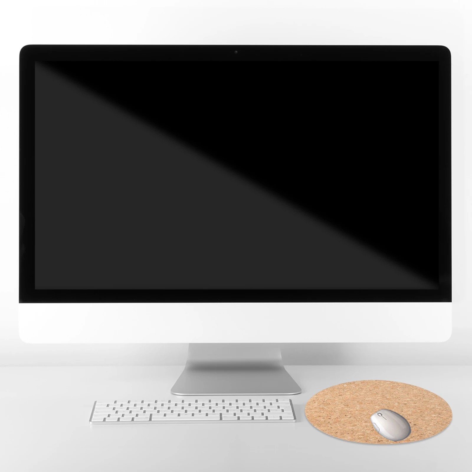 

2 Pcs Cork Mouse Pad Mat Ergonomic Wrist Support for Gaming Stylish Laptop Office
