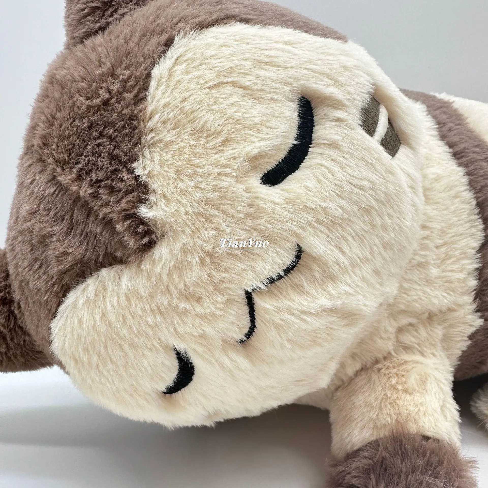 Almohada Furret de dibujos animados de Pokemon para niños, versión para dormir, suave, peluche de Navidad, Anime, regalo de cumpleaños, 45cm