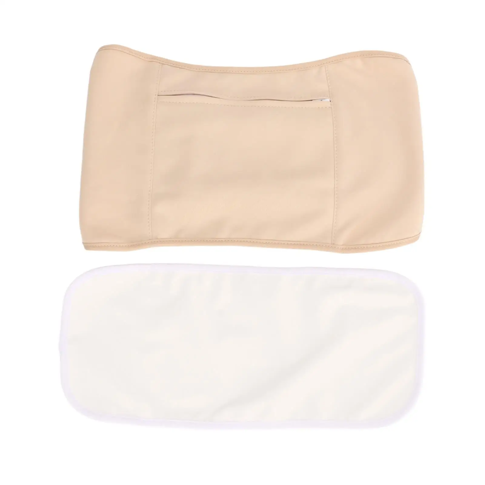 

Washable Khaki Waist Castor Oil Pack - Soft Cotton Wrap for Constipation Relief