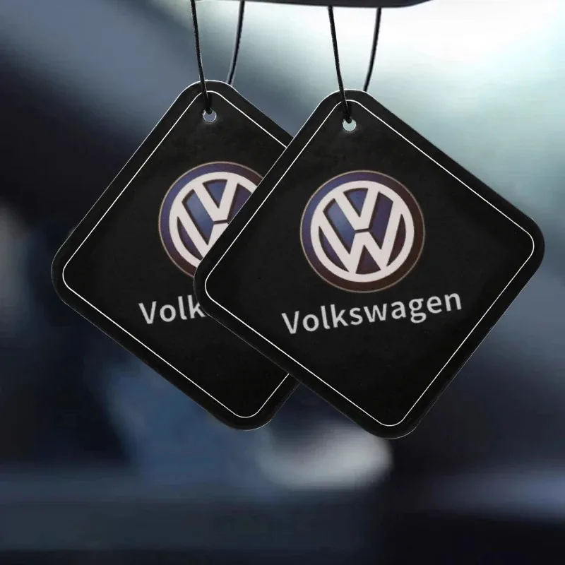 Ambientador de aire para coche serie VW, Perfume Interior para coche, colgante para espejo retrovisor para Volkswagen Polo Passat B5 B6 B7 T4 T5 Golf Tiguan