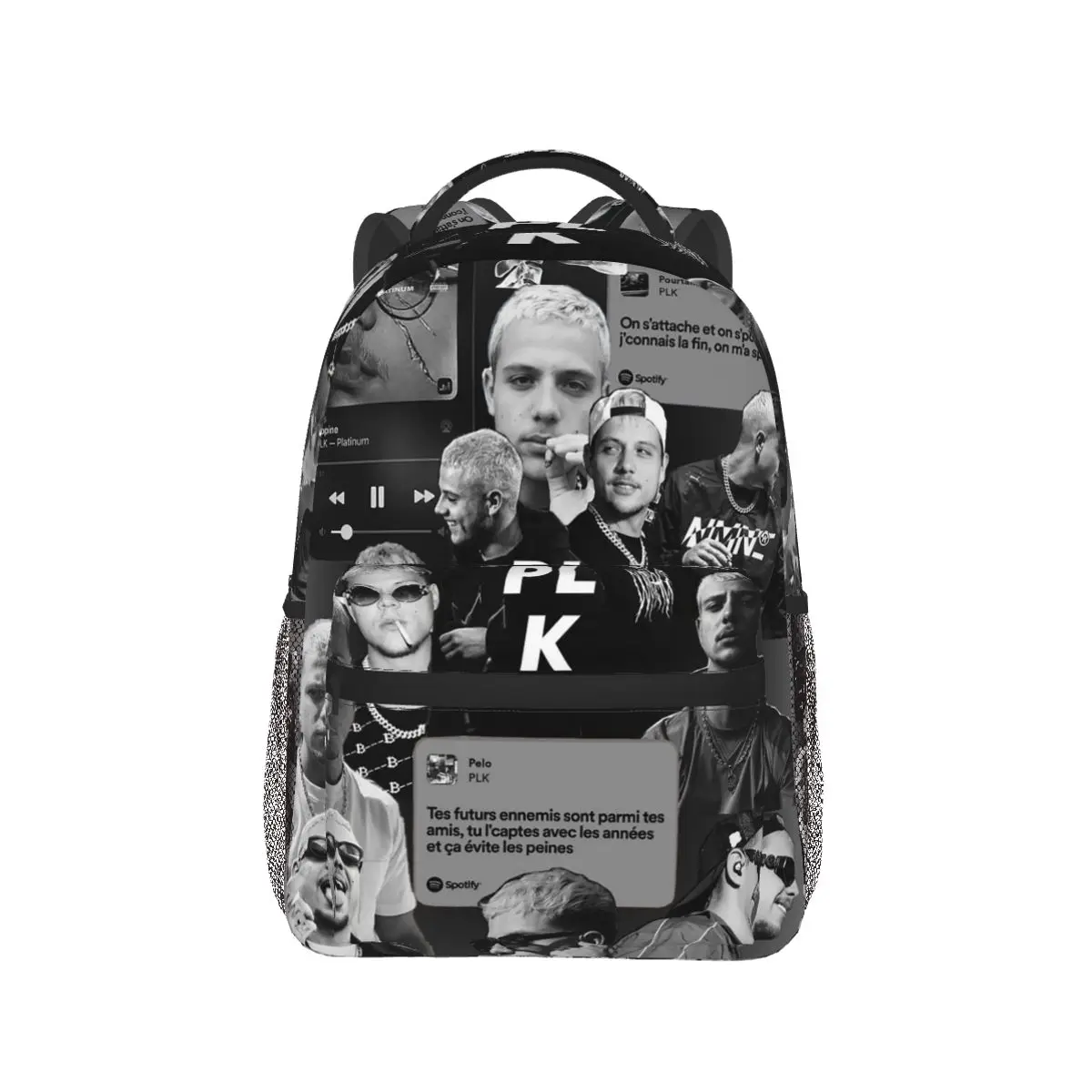 Rapper Plk Polak Graphic Backpack Hot Sale Daypack Large Capacity Kids BookBag School Bag Shoulder Bags for Men Women