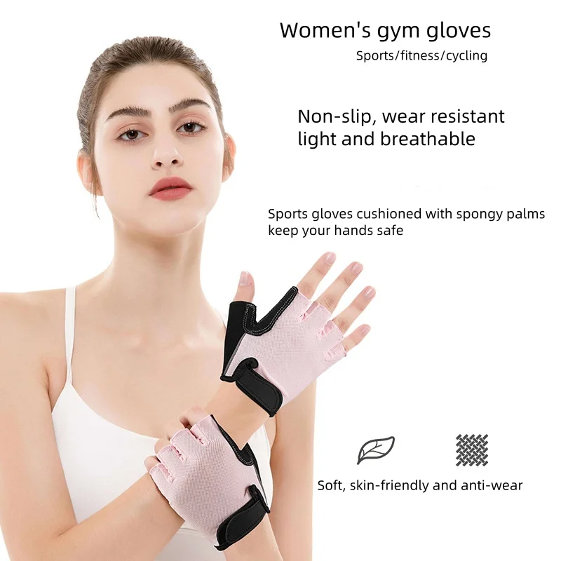 Fitness Training Gloves for Men and Women, Gym, Body Building, Sports, Weight Lifting, Exercise, Slip-Resistant, Yoga