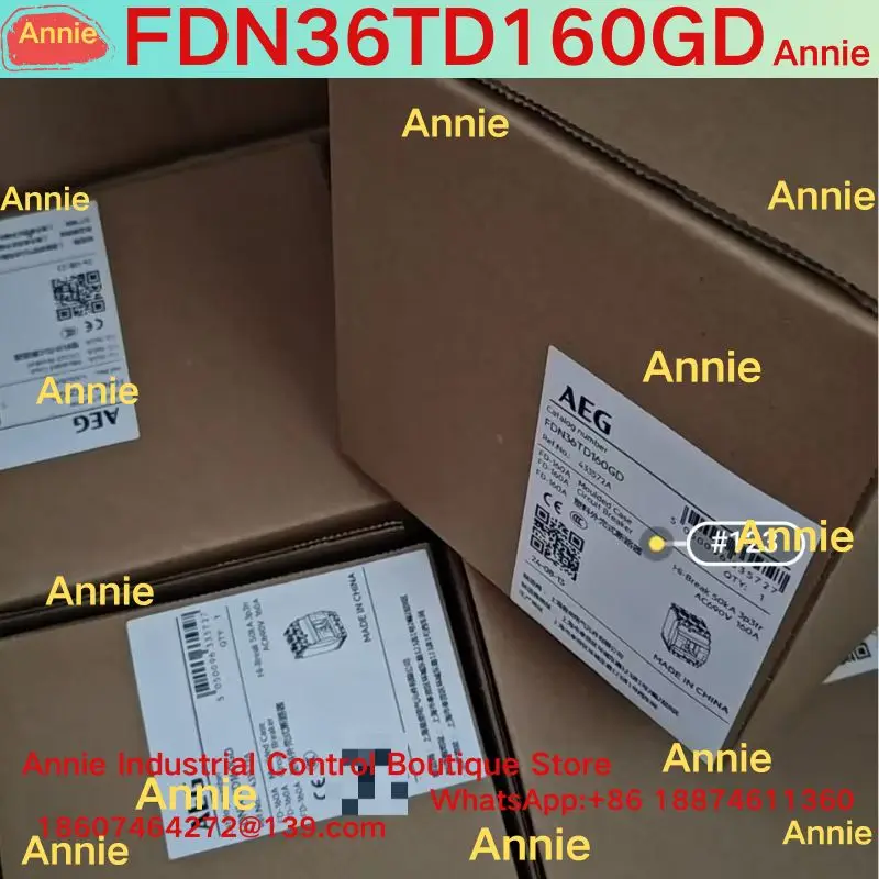 brand-new   AEG molded case circuit breaker FDN36TD160GD
