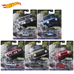 Hot Wheels Premium Car Culture Terra Trek 2024 Mitsubishi Pajero Evolution Datsun King Cab Toyota Land 1/64 Car Model Toy FPY86