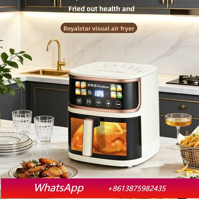 LH Air Fryer Multifunctional Household Automatic Intelligent Visual Electric Baking Pot Large Capacity