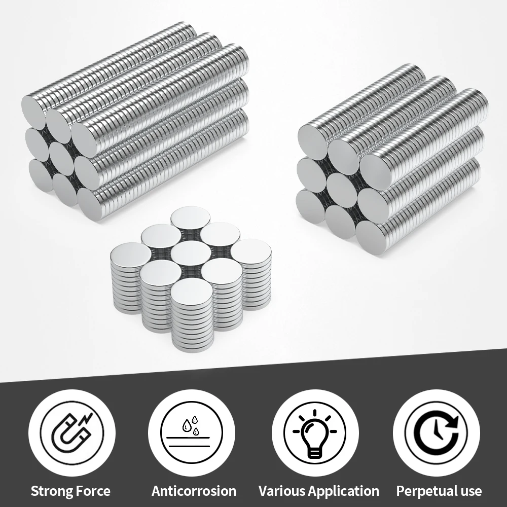 5~500Pcs Round Magnet 12x2 Permanent NdFeB Super Strong Powerful Magnets imans N35 12mm x 2mm Neodymium Magnetic