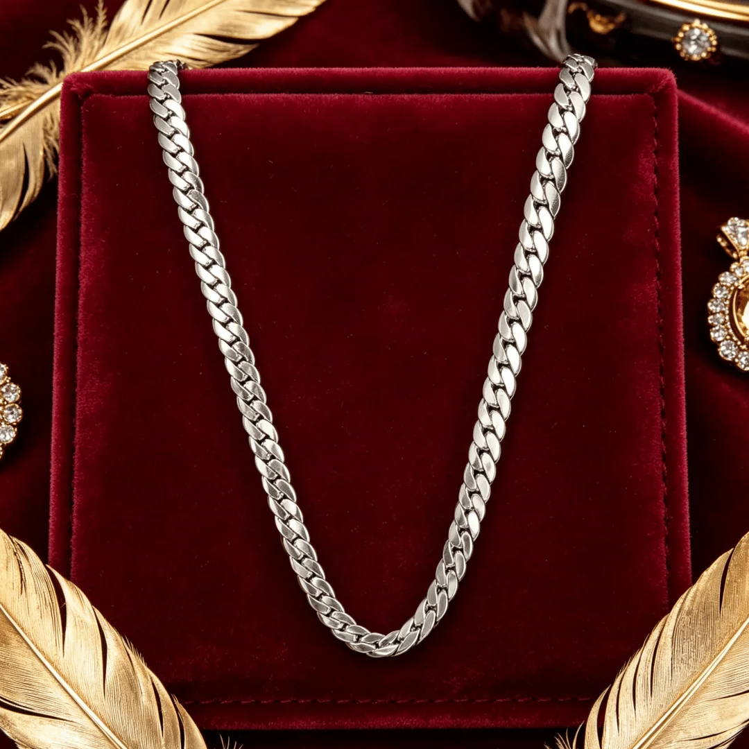 

Creative 20-60CM 925 Sterling Silver 18K gold custom 5MM Necklaces sideways chain for Men woman fashion Jewelrys Wedding gifts