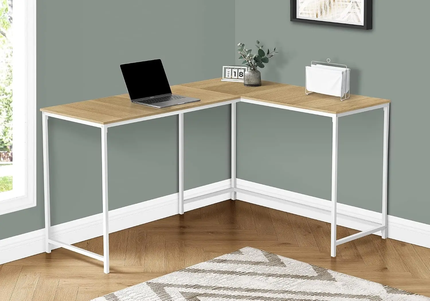 Corner Computer Desk L Shape 58