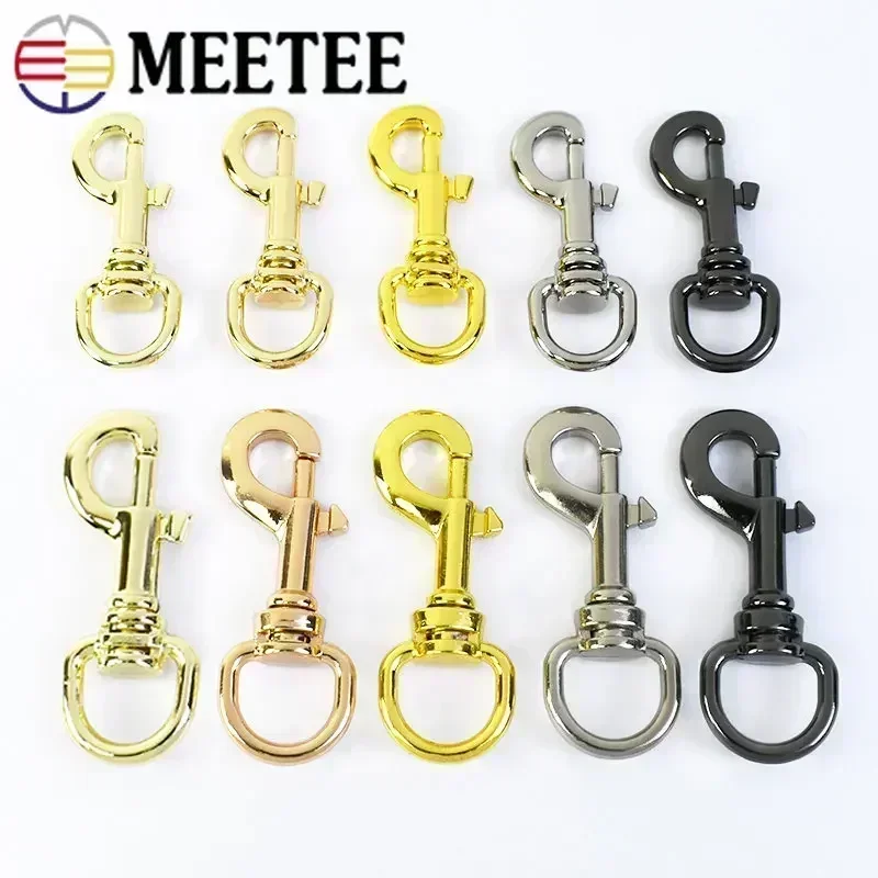 5/10/20Pc 12/15mm Metal Lobster Clasp Bag Strap Swivel Buckles Dog Collar Snap Hook Trigger Connect Buckle Keychain Carabiner