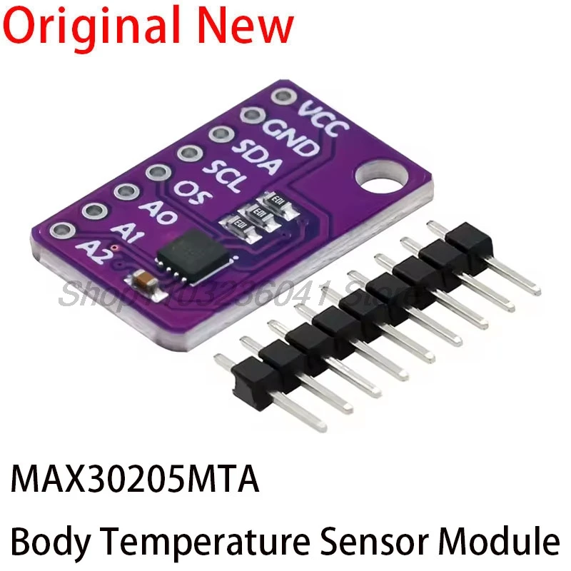High Accuracy MAX30205MTA MAX30205 Human Body Temperature Sensor Module Low Voltage Measuring Skin Wristband Temperature Sensor