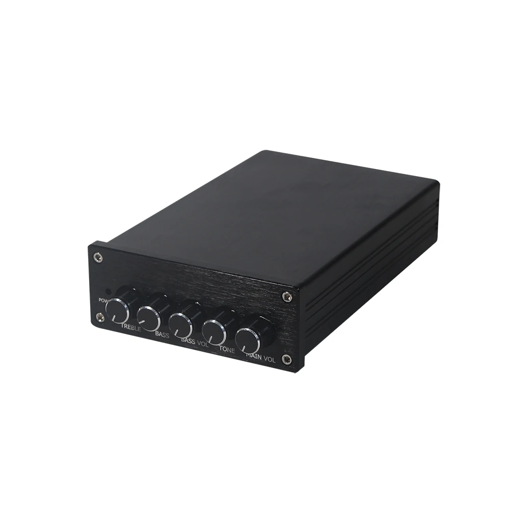 Bluetooth Stereo Audio Amplifier 2.1 Channel Receiver Class D Mini Hi-Fi Integrated Digital Amplifier with 24V, 6A Power supply