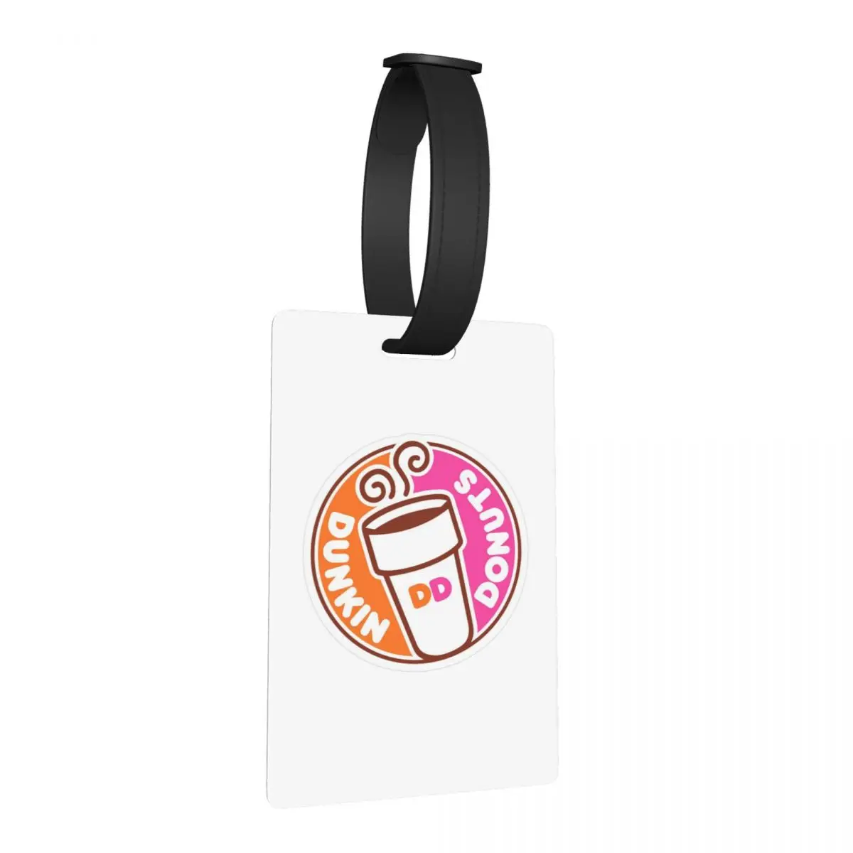 

Dunkin Donuts Luggage Tags Suitcase Accessories Travel Baggage Boarding Tag Label Holder ID Name Address