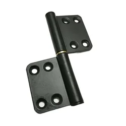 욕실 문 알루미늄 경첩 분리형 검정색 경첩 4 인치 2.0mm X 2