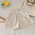Khaki plaid