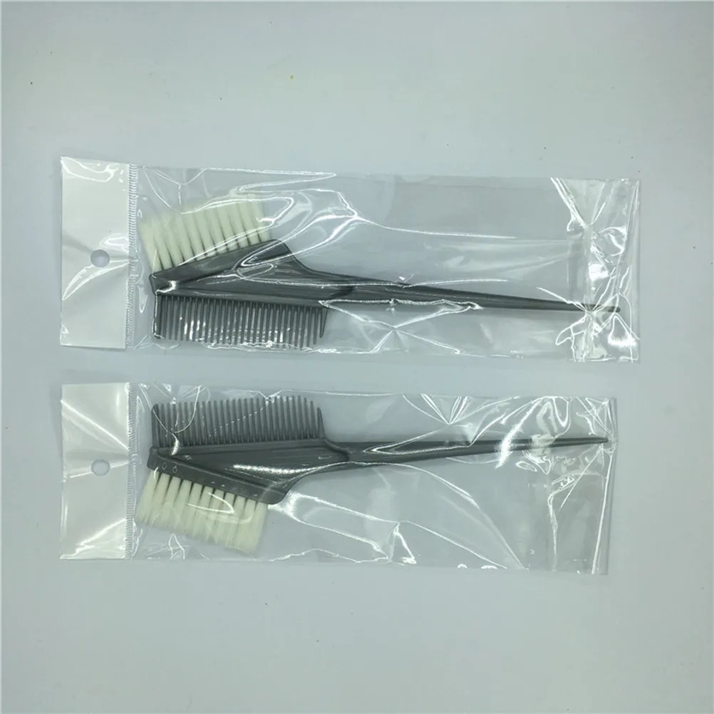 

10pcs Hair Dye Brush Smooth Handle For Hair Coloring Application Home Salon Use Keratin Treatment Tool Applicator Comb