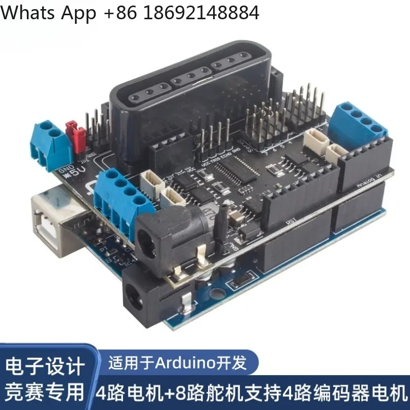 Wireless Control Mecanum Wheel Smart Car Motor Driver Board Compatible Arduino
