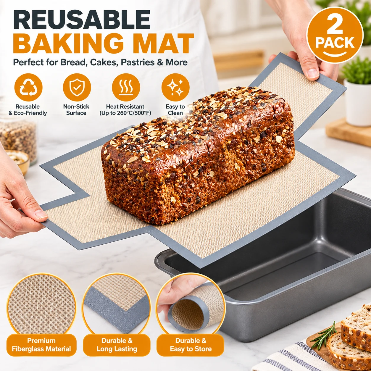 Lebensmittelechte Silikon-Back – Kitchen Grade Baking Sheet Bewertung und Preis
