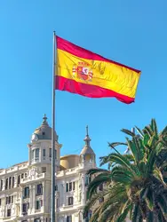 FLAGDOM 3X5Fts 90X150cm ESpaina Spanish Spain Flag