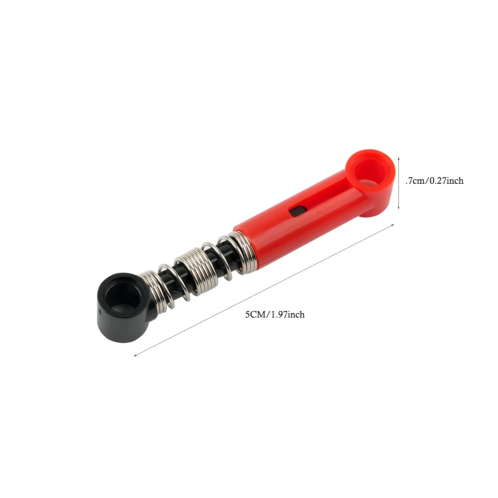 16PCS Weiche/Hard Frühling Schock Arm MOC Bausteine Technologie Teile Absorber Suspension 76537 76138 DIY Spielzeug Ziegel zubehör