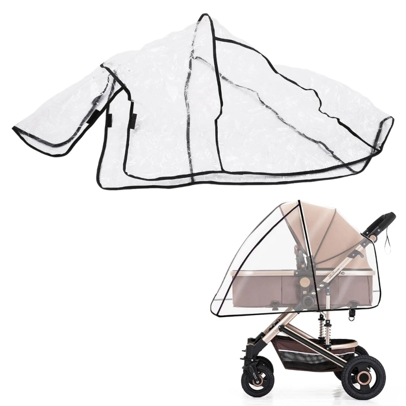 Stroller Rain Cover Universal Windproof Baby Travel Weather Shield Stroller Accessoies Protect Snow Insect