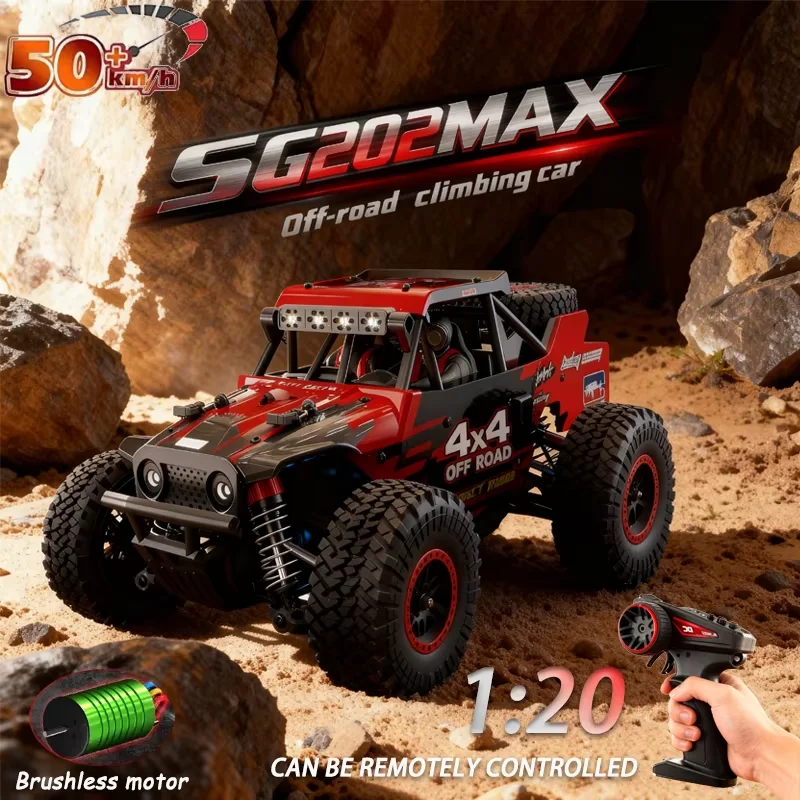 

NEW 1:20 4WD RC Car 50KM Off Road Racing Brushless Motor High Speed Drift Monster Truck Remote Control Car For Kids Birthday Toy