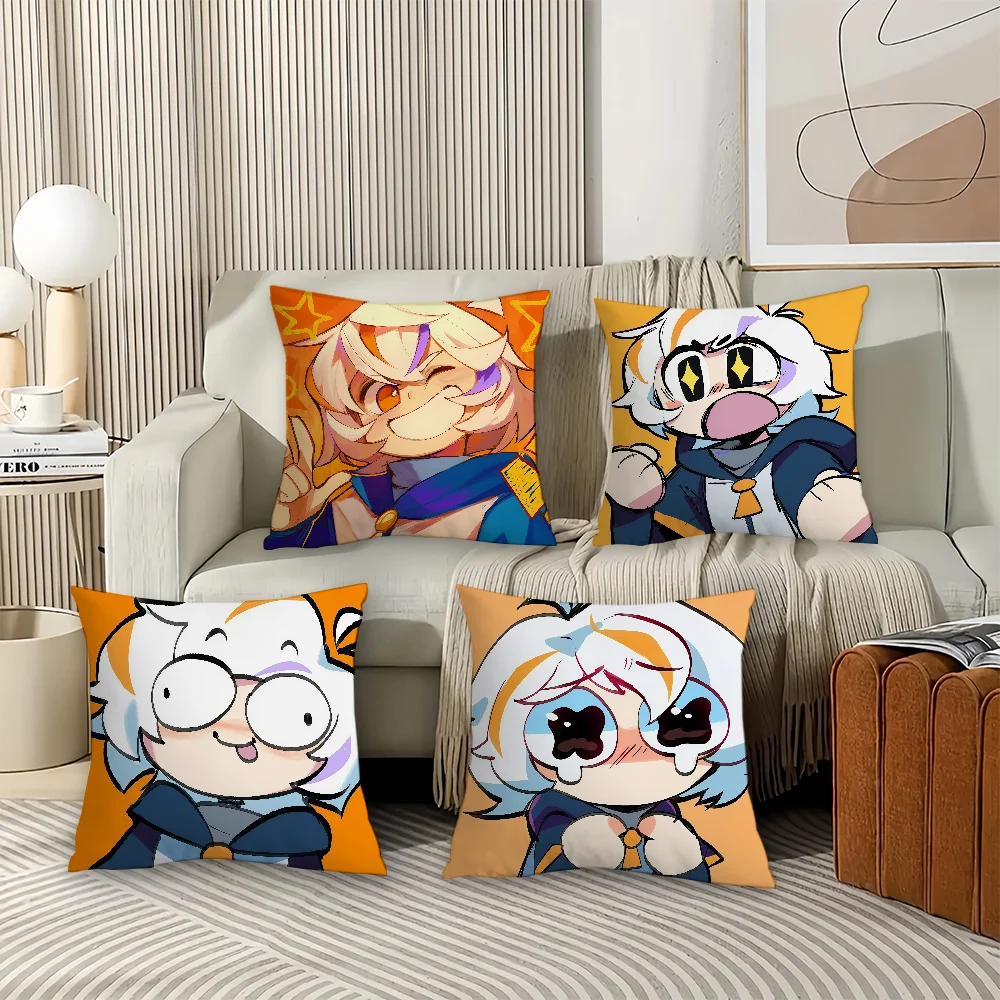 C-Chuy Cute M-Mine Cartoon cushion cover Suitable For Bedrooms Living Rooms Cars Home Decoration