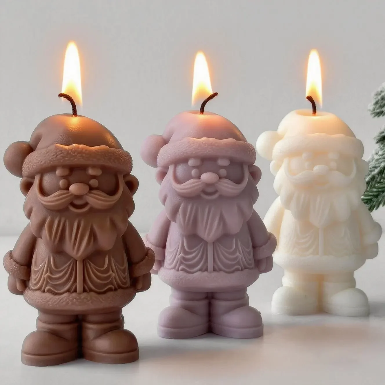 3D Santa Claus Sili…