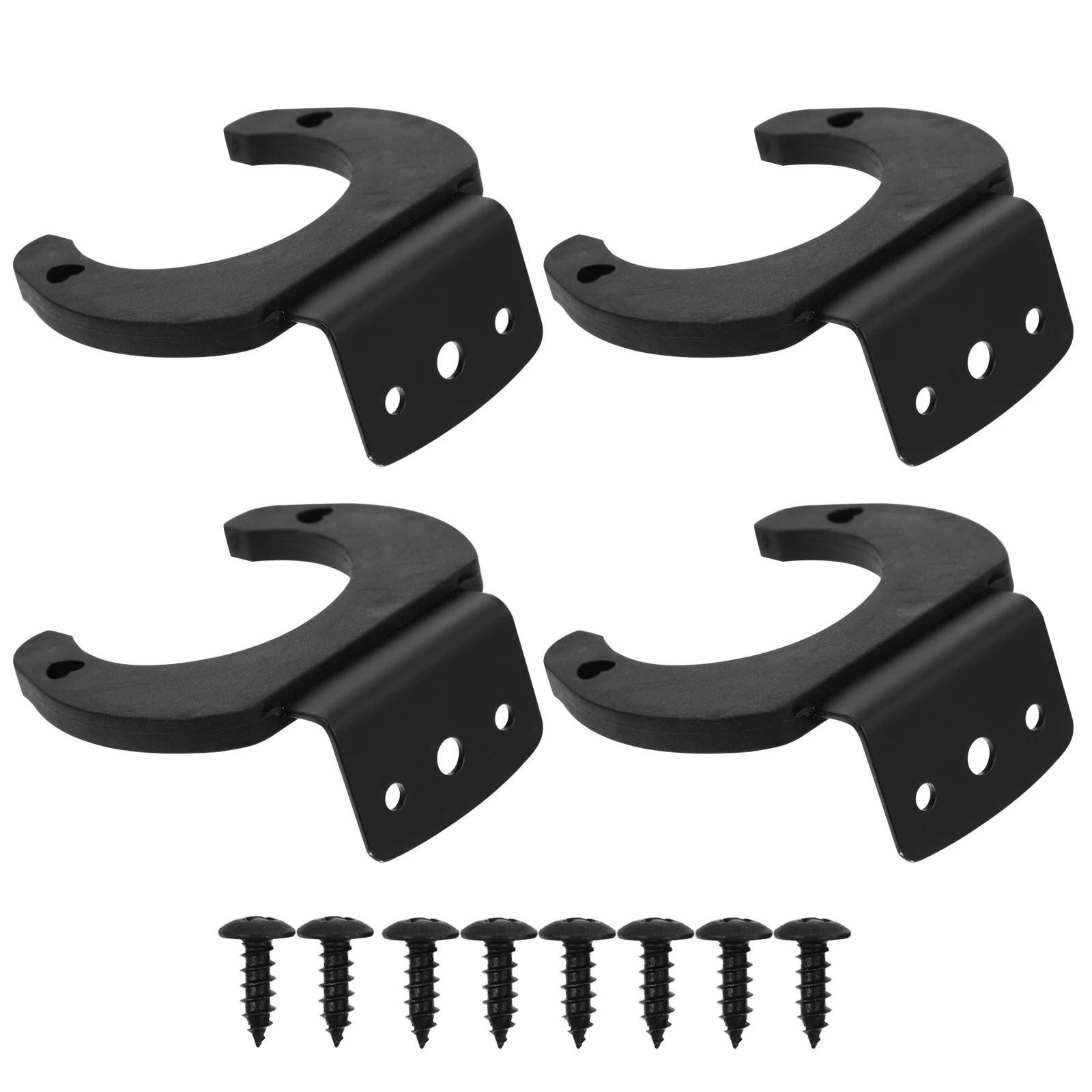 

4pcs Mount Silicone Clamp Hook Microphone Holder Holder Clip Stand for Wireless Microphone Stand Mics Storage