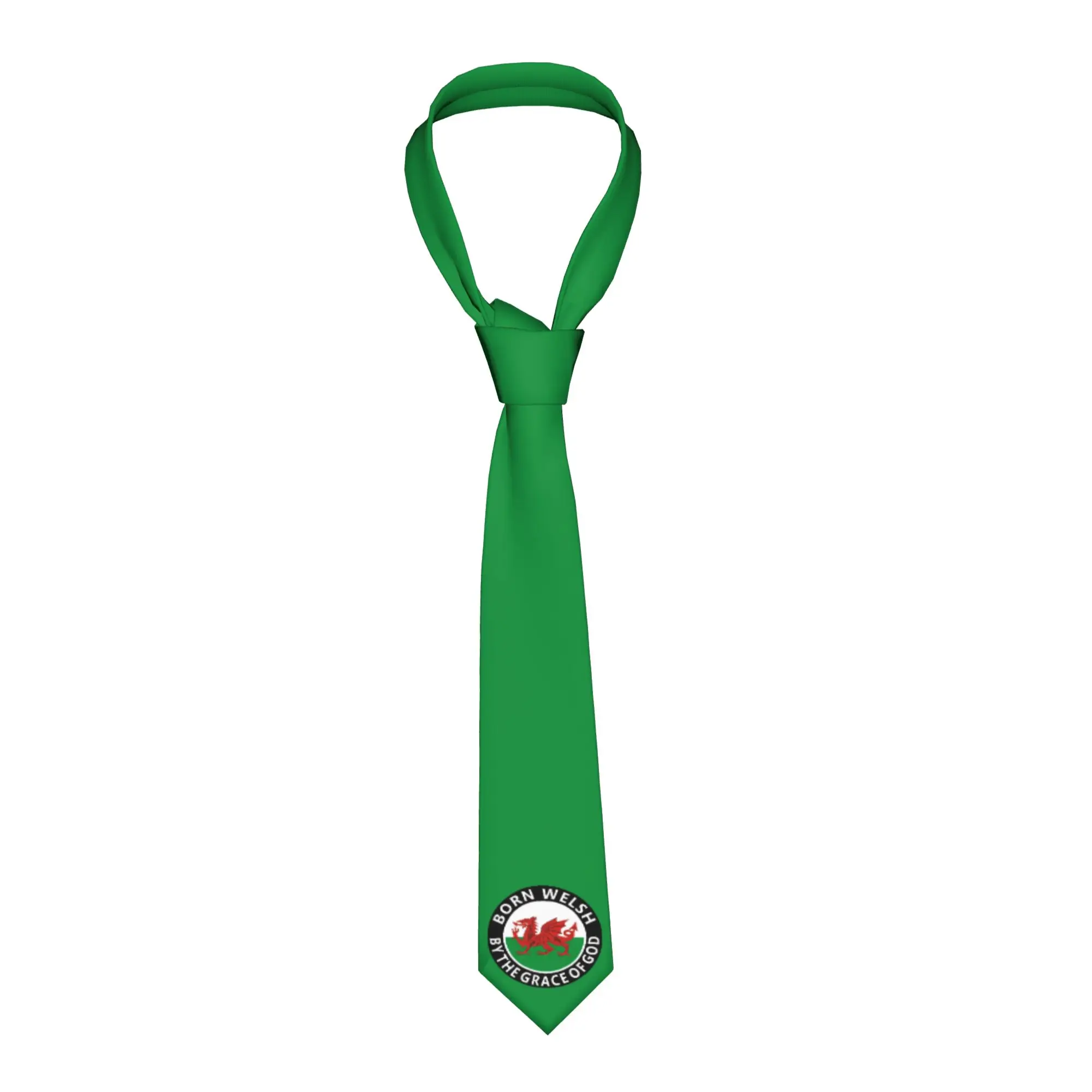 Wales Country Flag  Ties Men's Formal Silk  Necktie for Party