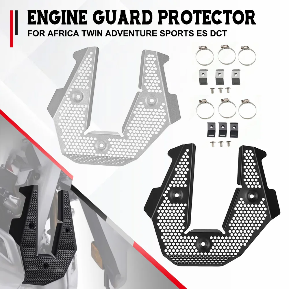 

For HONDA CRF1100 CRF 1100 L 1100L CRF1100L AFRICA TWIN Engine Guard Front Cover Exhaust Pipe Protector Mudguard Accessories