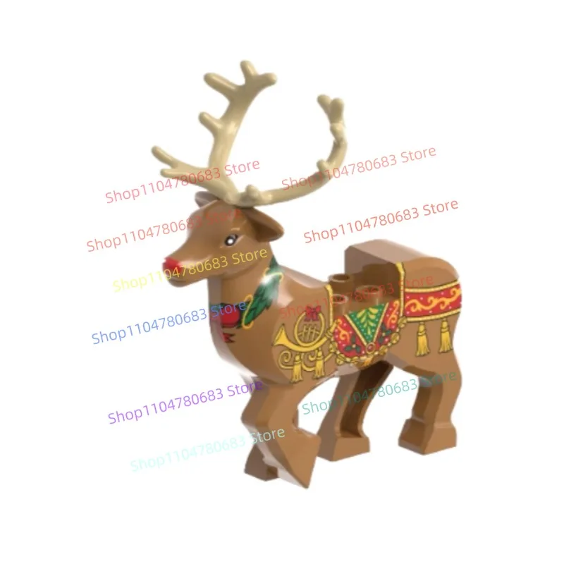 MOC Building Blocks, Mini Doll Models, Santa Claus Assembly, Accessories, Ornaments, Hobbies, Collecting Toys, Christmas Gifts