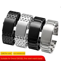 22mm 24mm 26mm 28mm Solid metal watch band for Diesel DZ7330 DZ7396  DZ7395 DZ7305 DZ4209 DZ4344 series Mens watch strap