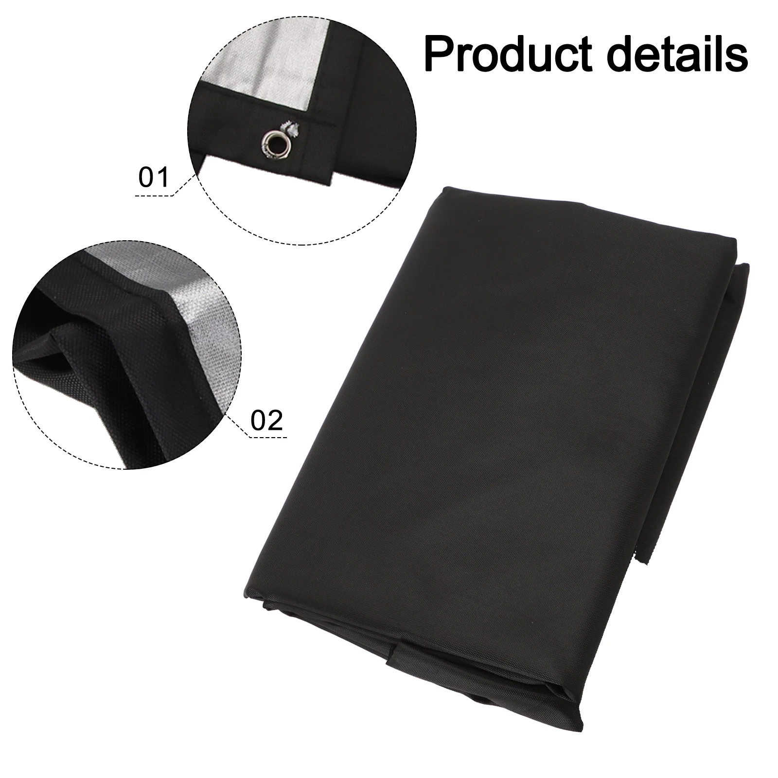 Year-Round Use Sunshade Cover Lightweight Portable Sunshade All-Weather Shelter Dust Resistance Easy Installation