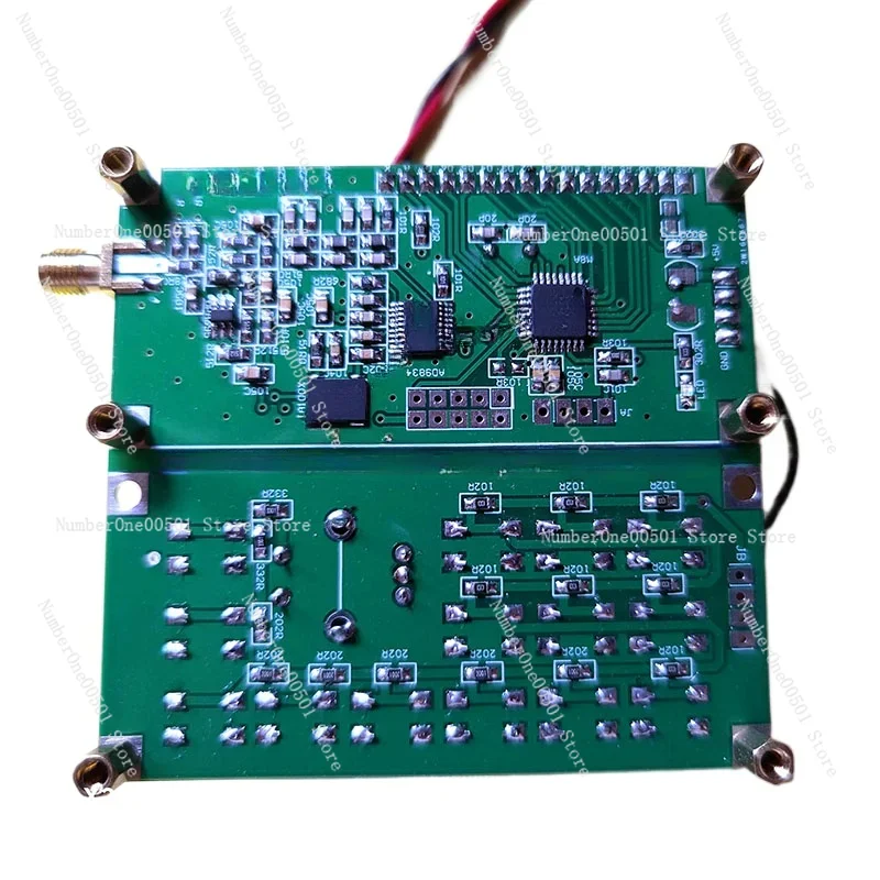 AD9834 VFO source 0.05mHz--40mHz simple signal source Sine wave DDS Signal generator for HAM radio Amplifier