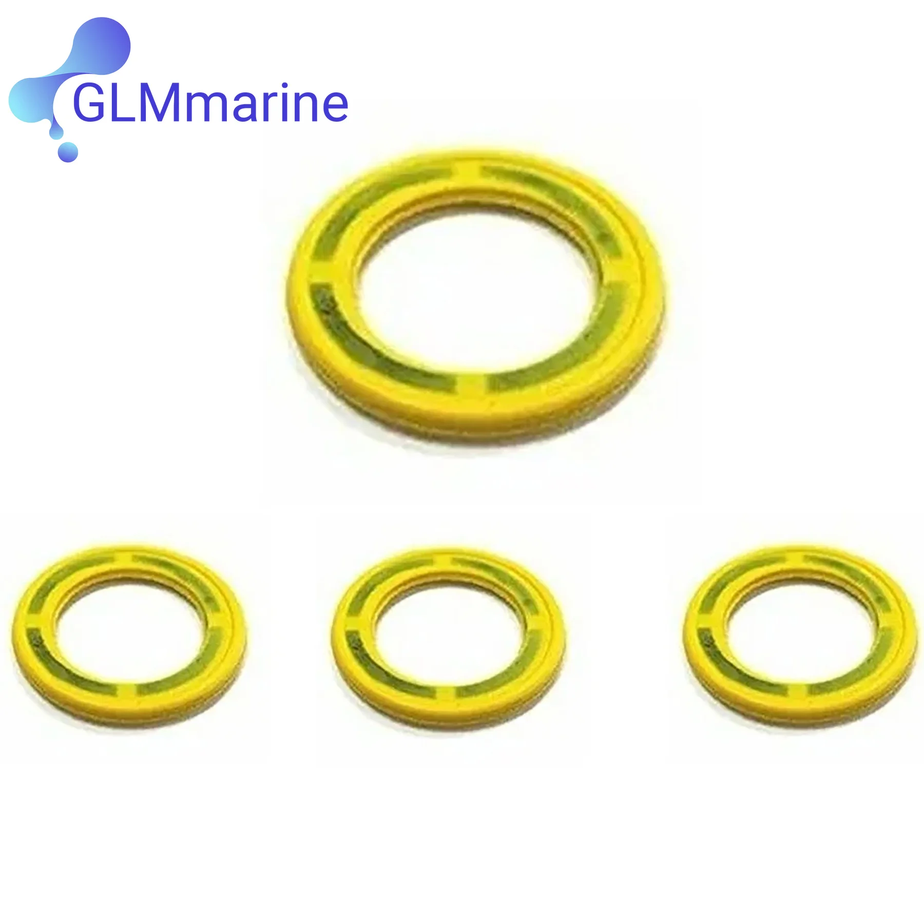 

8M0007119 Oil Drain Plug Seal & Drain Screw Gasket Kit Fits for Mercury 30 35 40 50 60 HP Motors Replaces 26-8M0007119 26-830749