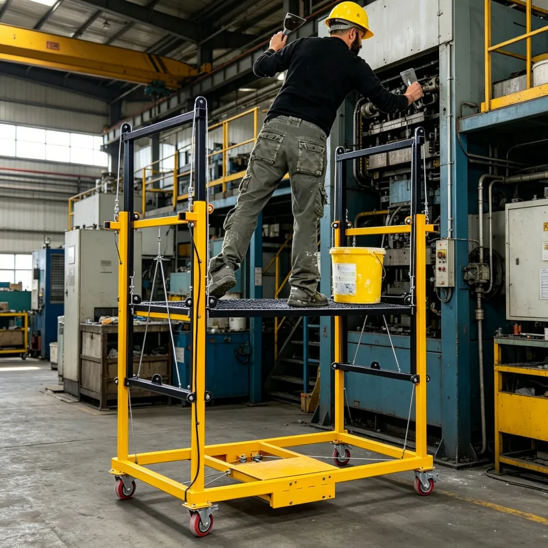 

Heavy Duty Electric Scaffolding Factory 500kg Capacity Motorized Lifting Platform Automatic Construction Scaffold Direct Sale