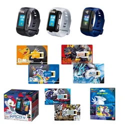 [in Stock] Genuine Anime Digimon Adventure Second Generation Life Bracelet Length 23cm Children's Adult Watch Dim Card