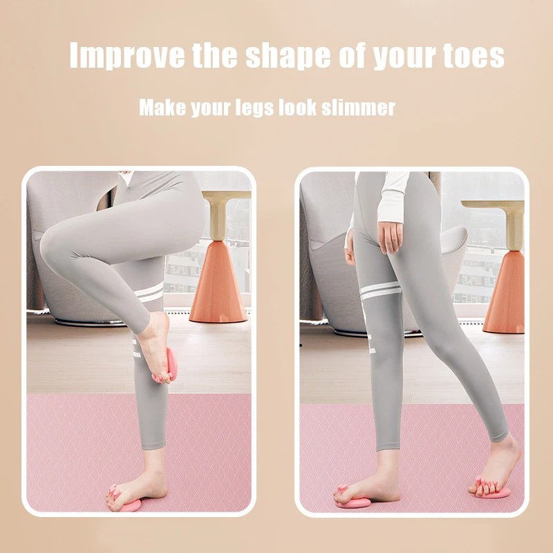 2 pezzi arco plantare trainer fitness gamba dita dei piedi funzione plantare ginnico pollice valgo correttore puntali glutei arco trainer